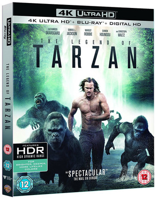 The Legend of Tarzan (4K UHD + Blu-ray + Digital Download) (2-Disc Set) (Region Free + Fully Packaged Import)(4K(UHD) Blu-ray English)
