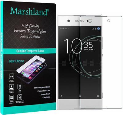 MARSHLAND Edge To Edge Tempered Glass for Sony Xperia XA1(Pack of 1)