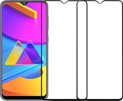 Karpine Edge To Edge Tempered Glass for Samsung Galaxy M10s(Pack of 2)