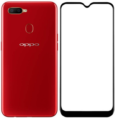 Mobizworld Edge To Edge Tempered Glass for Realme 2, Realme C1, Oppo A5s(Pack of 1)