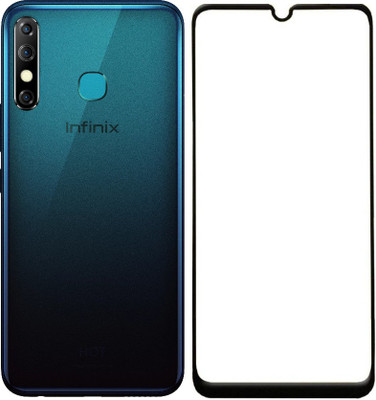 Karimobz Edge To Edge Tempered Glass for Infinix Hot 8(Pack of 1)