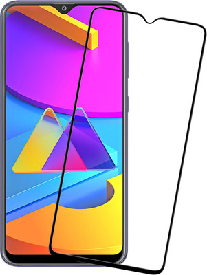 Karpine Edge To Edge Tempered Glass for Samsung Galaxy M10s(Pack of 1)