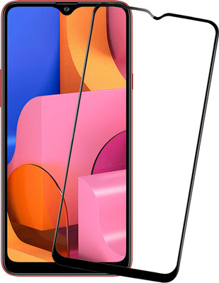 Karpine Edge To Edge Tempered Glass for Samsung Galaxy A20s(Pack of 1)