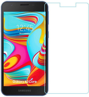 Mobizworld Tempered Glass Guard for Samsung Galaxy A2 Core(Pack of 1)