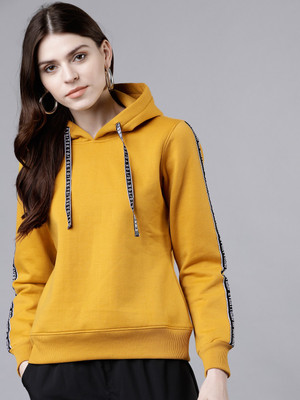 Tokyo Talkies Full Sleeve Solid Women Sweatshirt