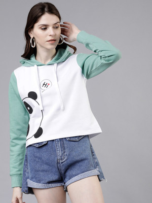 Tokyo Talkies Full Sleeve Solid Women Sweatshirt