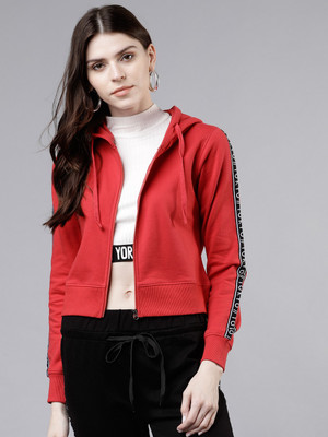 Tokyo Talkies Full Sleeve Solid Women Sweatshirt