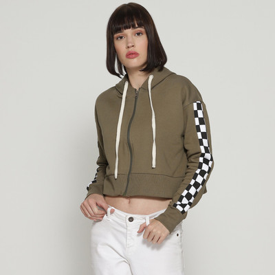 METRONAUT Full Sleeve Solid Women Sweatshirt