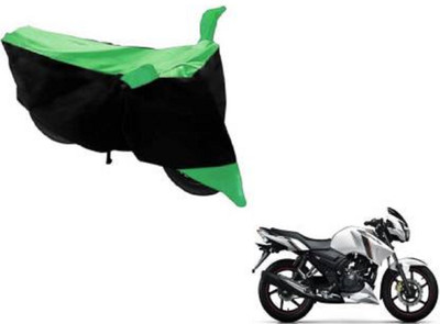 High Quality Waterproof Two Wheeler Cover for TVS(Apache RTR 180, Green, Black)