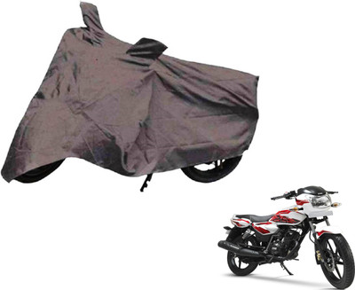 Auto Hub Two Wheeler Cover for TVS(Phoenix 125, Grey)
