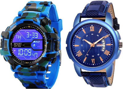 Standard Choice New Stylish Look Day And Date Digital Watch  - For Men