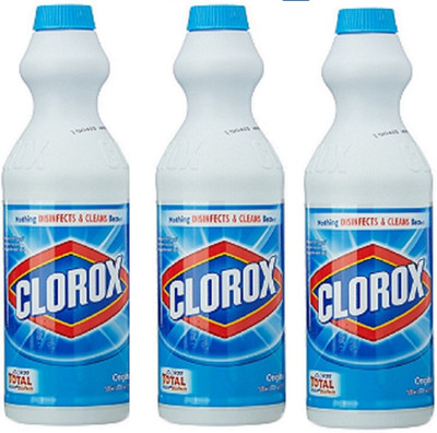 CLOROX Liquid Bleach | Muti-Purposes Cleaner |Regular Scent Regular(3 x 166.67 ml)