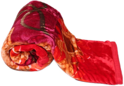 Indcrown Self Design Single AC Blanket for  AC Room(Microfiber, Multicolor)