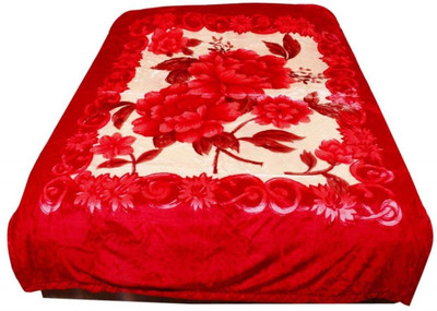 Indcrown Self Design Single AC Blanket for  AC Room(Microfiber, Multicolor)
