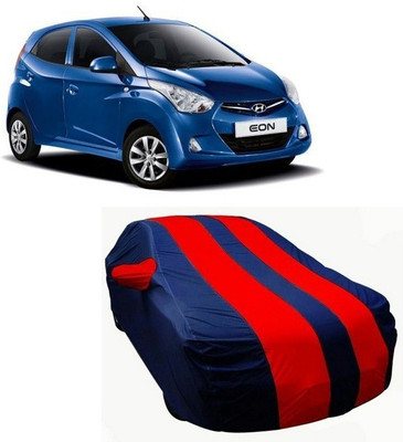 DgTrendz Car Cover For Hyundai Eon (With Mirror Pockets)(Blue)