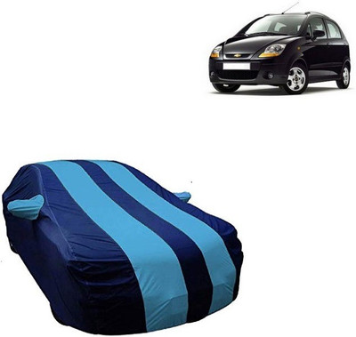 DgTrendz Car Cover For Chevrolet Spark (With Mirror Pockets)(Multicolor)