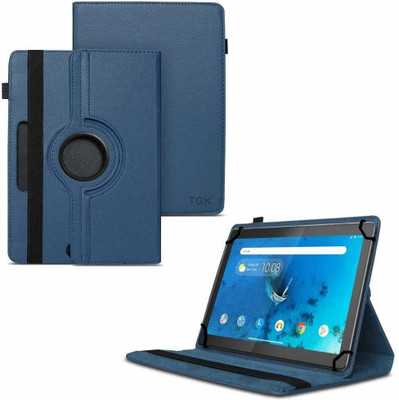 TGK Flip Cover for Lenovo Tab M10 10.1 inch(Blue, Shock Proof, Pack of: 1)