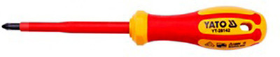 YATO YT-28143 Insulated Multi-component VDE-certified with insulation up to 1000 V Standard Screwdriver(Pack of 1)
