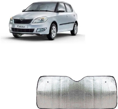 EMPICA Dashboard Sun Shade For Skoda Fabia(Silver)