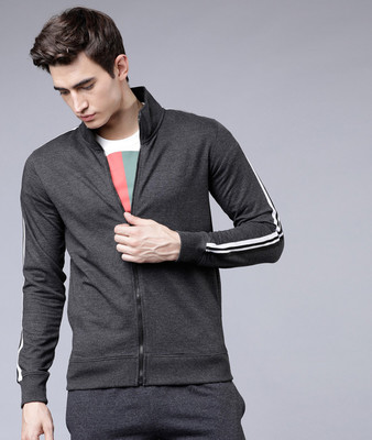 HIGHLANDER Full Sleeve Self Design Men Sweatshirt