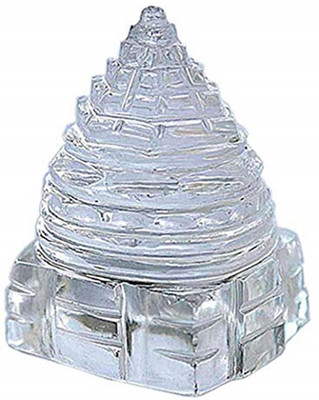 shahinpearlmart AAA Quality Pure Natural & Original Crystal/ 150-160 gram gram Sphatik Shree Yantra For Good Crystal Yantra(Pack of 1)