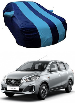 DgTrendz Car Cover For Datsun Go (With Mirror Pockets)(Blue)