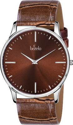 BEZELO BZL-US-GR-1005-SL-BR-BR Analog Watch  - For Men