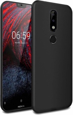 AKSHUD Back Cover for Nokia 5.1 Plus(Black, Shock Proof, Pack of: 1)