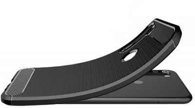 Bodoma Back Cover for Xiaomi Redmi note8 Hybrid(Black, Silicon, Pack of: 1)