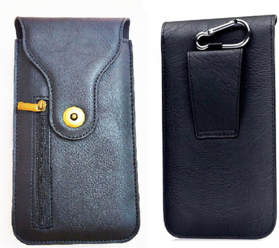 HITFIT Pouch for vivo Y12i(Black, Holster, Pack of: 1)