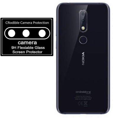 CRodible Back Camera Lens Glass Protector for Nokia 6.1 Plus(Pack of: 1)