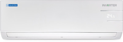 View Blue Star 1.5 Ton 3 Star Split Inverter AC  - White(IC318YATU, Copper Condenser)  Price Online