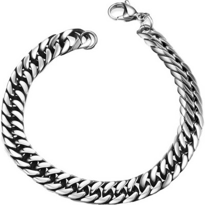 Meenaz Silver, Stainless Steel Silver Bracelet