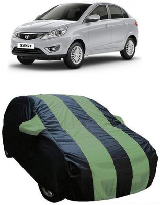 DgTrendz Car Cover For Tata Zest (With Mirror Pockets)(Multicolor)