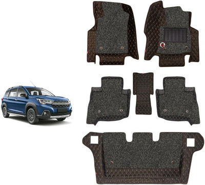 elegant Leatherite 7D Mat For  Maruti Suzuki XL6(Black, White)