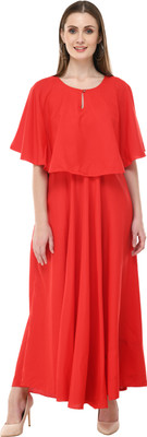 Rudraaksha Women A-line Red Dress
