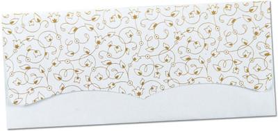 Mehta Envelope Mfg Co White Pearl Metallic Paper Gift Envelopes(Pack of 25 White)