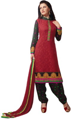 Sinina Chanderi Embroidered Salwar Suit Material