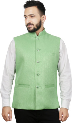 SG LEMAN Sleeveless Self Design Men Jacket