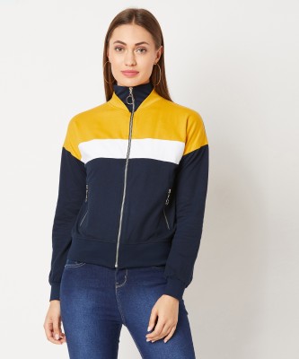 Miss Chase Full Sleeve Colorblock Women Jacket