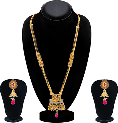 Sukkhi Alloy Gold-plated Multicolor Jewellery Set(Pack of 1)