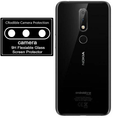 CRodible Back Camera Lens Glass Protector for Nokia 6.1 Plus(Pack of: 1)