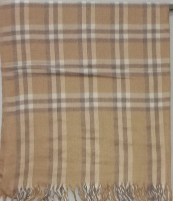 BE SWADESHI Wool Checkered Women Shawl(Multicolor)