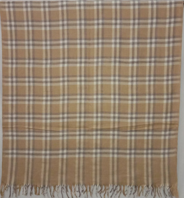 PASHTUSHS Wool Checkered Women Shawl(Multicolor)