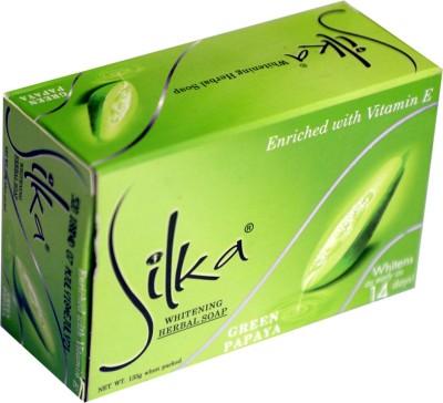 SILKA Whitening Herbal Green Papaya Soap(135 g)