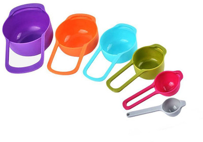 Arrison Plastic Measuring Spoon Set(Pack of 6)