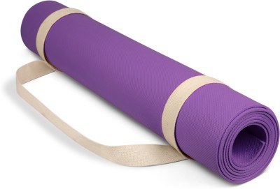 Adrenex by Flipkart Anti Skid Yoga Mat with Strap, Purple 6 mm Yoga Mat