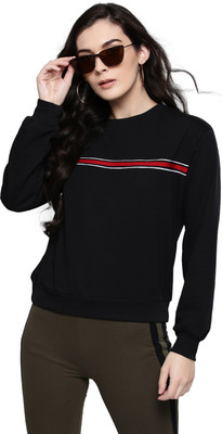 HARPA Full Sleeve Solid Women Sweatshirt