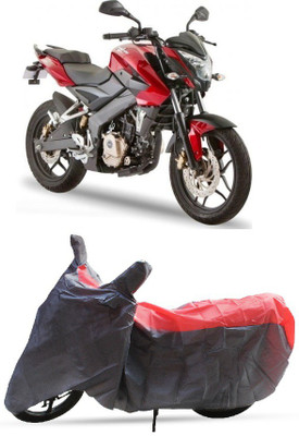 DgTrendz Two Wheeler Cover for Bajaj(Pulsar 200 NS DTS-i, Red, Grey)