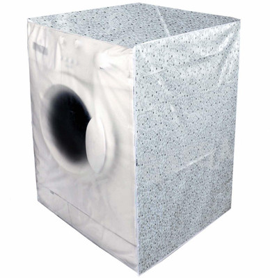 Elito Front Loading Washing Machine  Cover(Width: 90 cm, Small White Flowers)